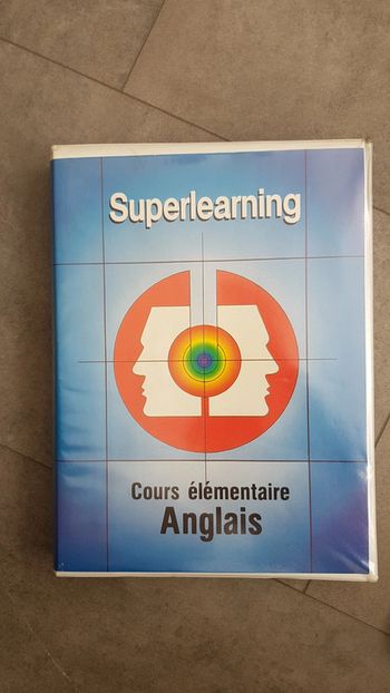 Vintage K7 et livret    Superlearning Anglais