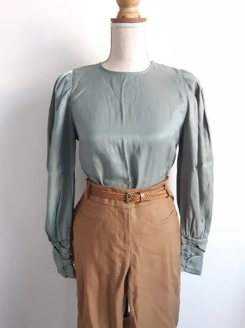 Blouse manches bouffantes neuve Elli White T36
