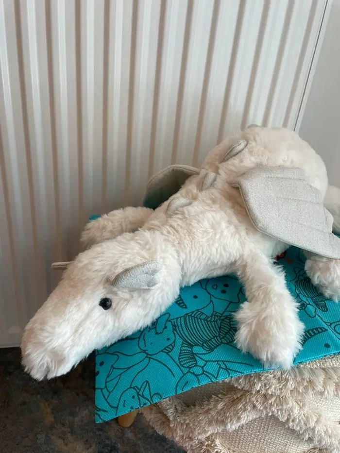 Peluche Jellycat Snow Dragon Large 🤍🐉 - photo numéro 2