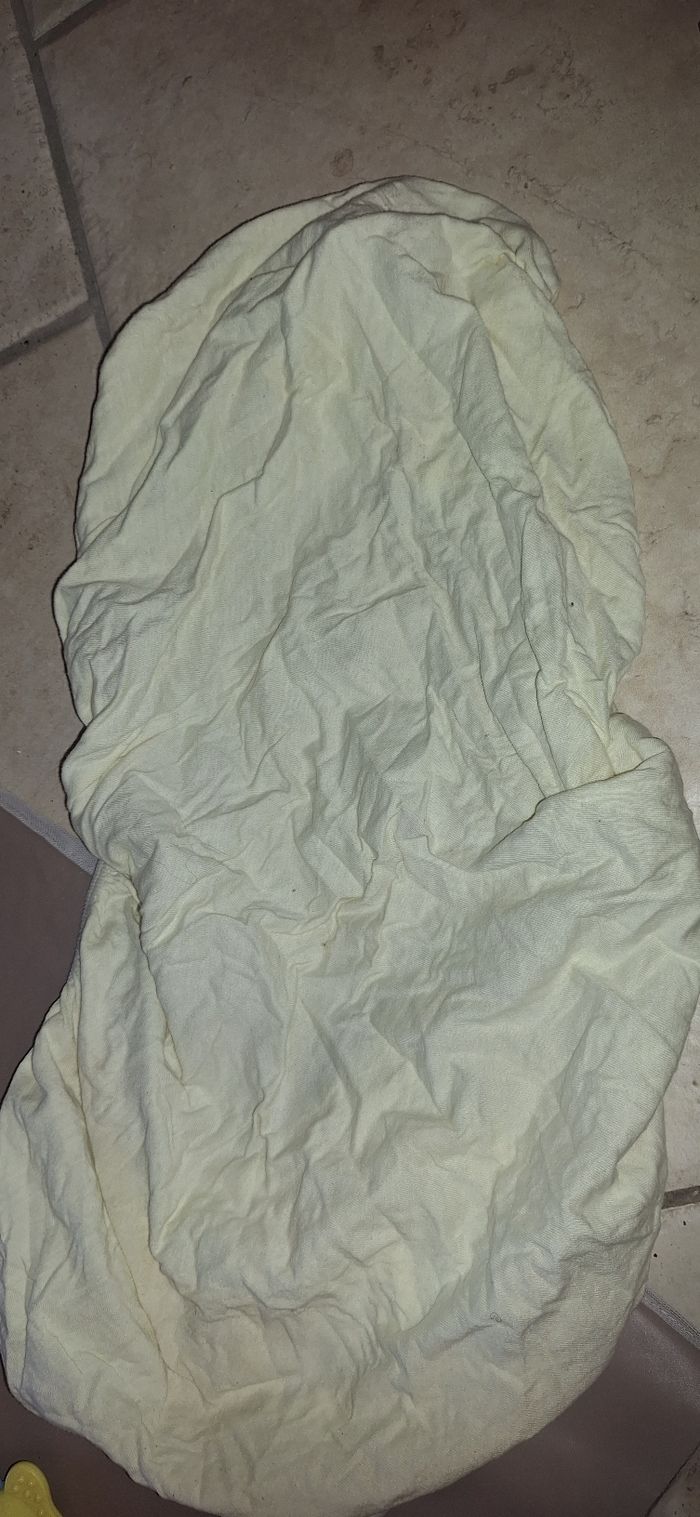 Drap jaune pour nacelle poucette - photo numéro 2