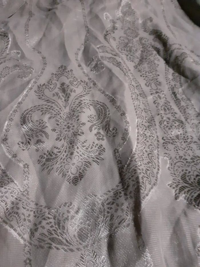 Châle à fleurs vert - photo numéro 4