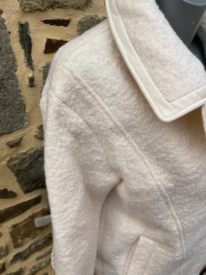 Manteau crème 3/4 - Elora - photo numéro 5