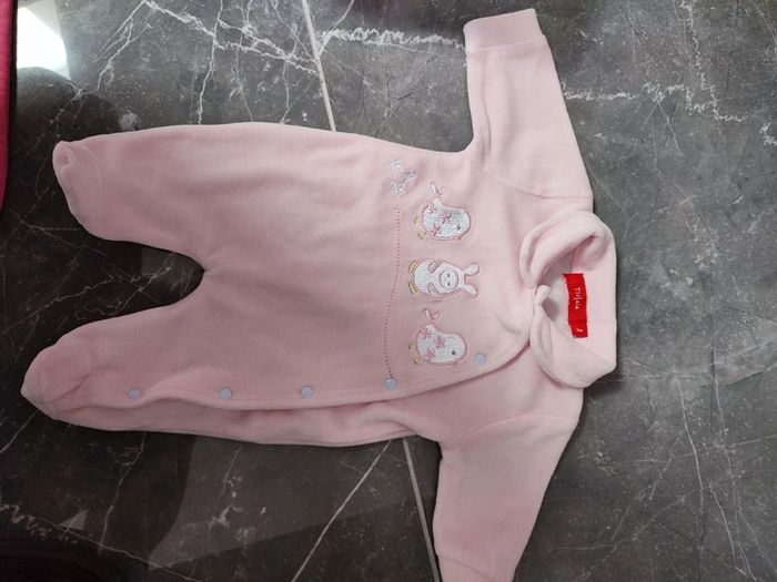 Pyjama dors bien velours naissance