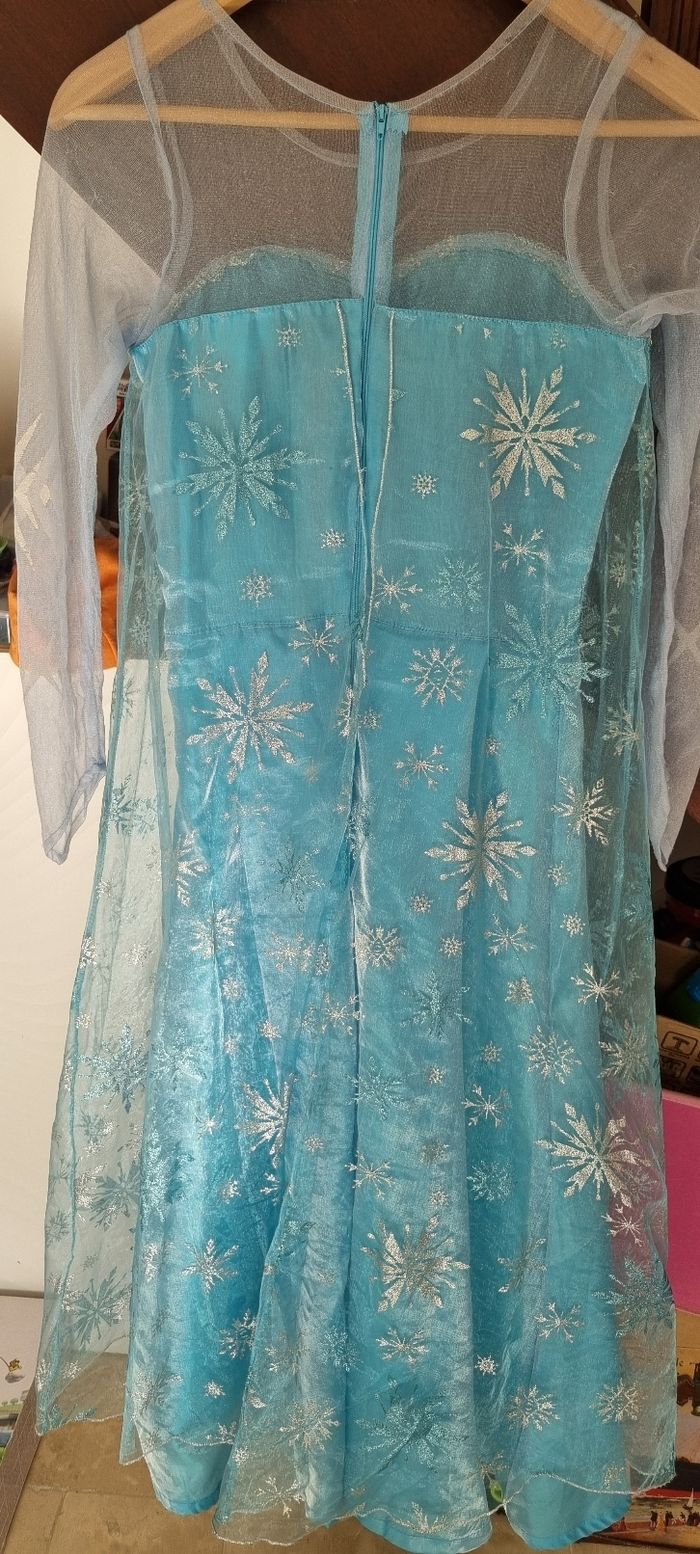 Deguisement  robe Elsa la reine des Neiges - photo numéro 2