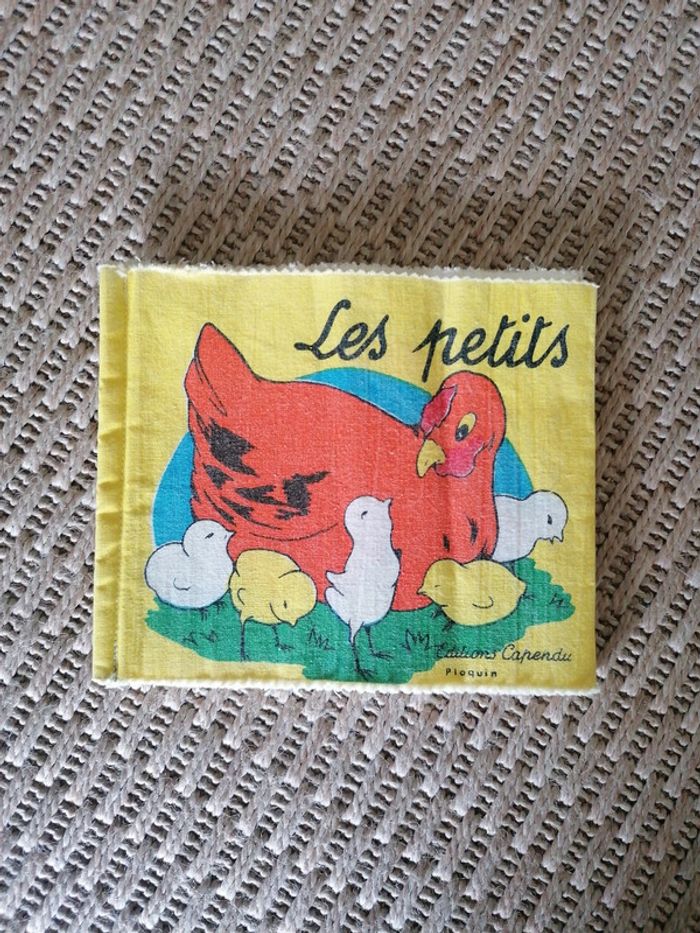 Livre tissu les petits vintage