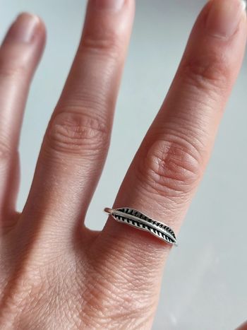 Bague plume