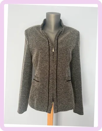 Blazer Grise Élégant – Marco Pecci 👚