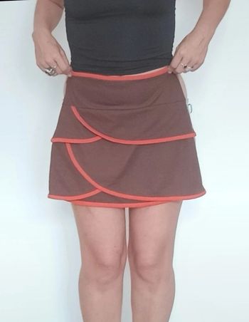 Mini jupe volantée Amisu