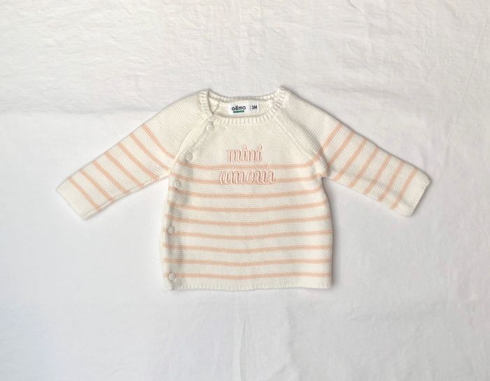 Pull brassière Gémo 3 mois