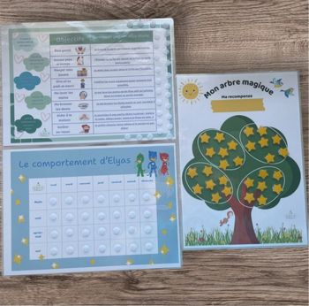Kit de comportement et récompense pour enfant
