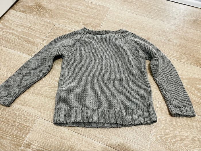 Pull gris verbaudet 2 ans - photo numéro 2