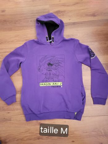 Sweat à capuche dragon ball taille M