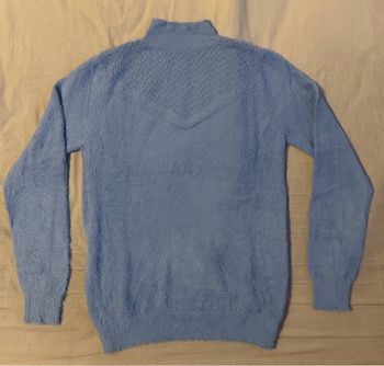 Pull bleu ciel, tout doux, Taille unique