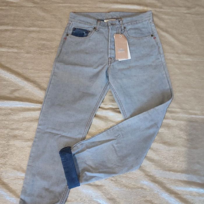 Jean bleu clair denim retourné taille S/35 Les expatriés