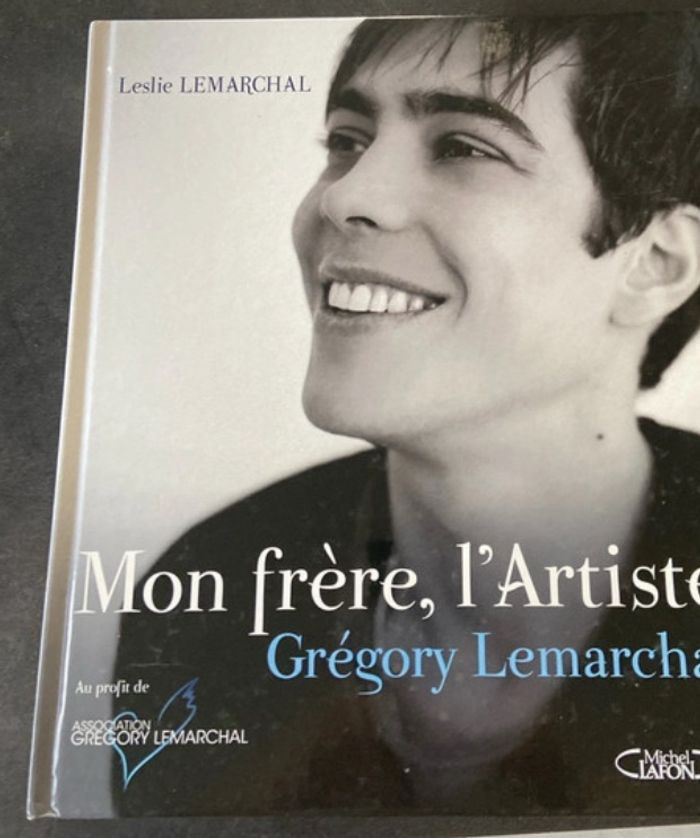 Livre Gregory Lemarchal Mon frère, l’artiste