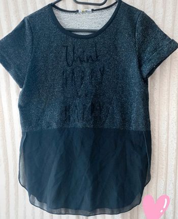 T shirt avec de la transparence