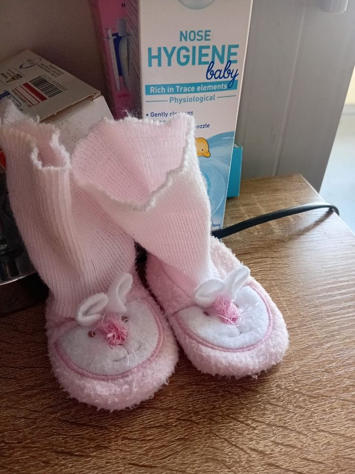 Chausson naissance fille - photo numéro 2