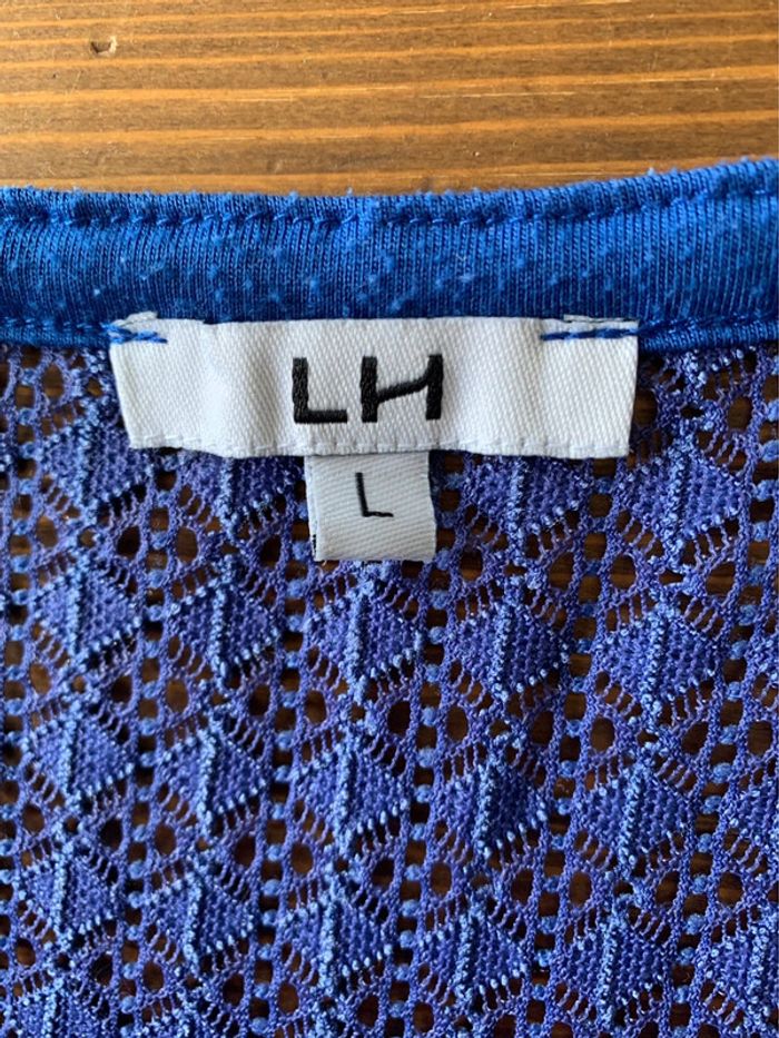 Haut manche 3/4 bleu L la halle - photo numéro 7