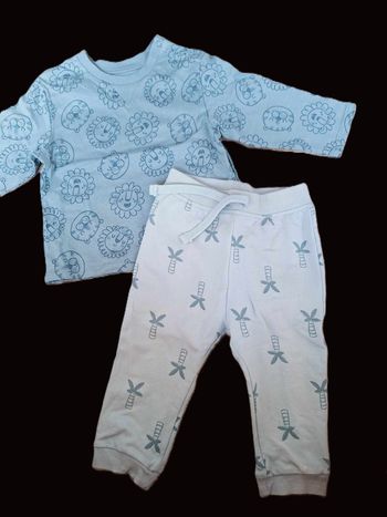 Ensemble 2 pièces t-shirt manches longues + pantalon jogging Tex Baby 18 mois