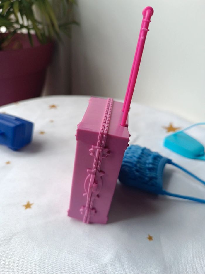 Barbie mattel fashionistas poupée sac bag bagage valise malle bleu rose blue pink Travel 1977 2011 - photo numéro 9