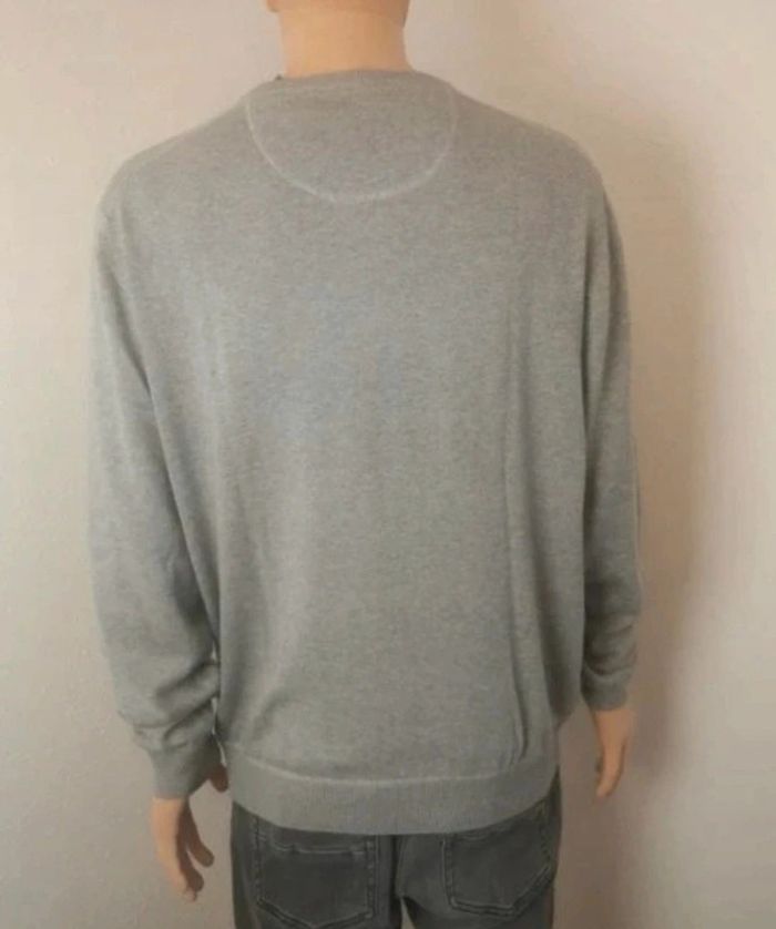 Pull fin marque Ascott taille XXL couleur gris clair 100% coton neuf avec étiquette - photo numéro 3