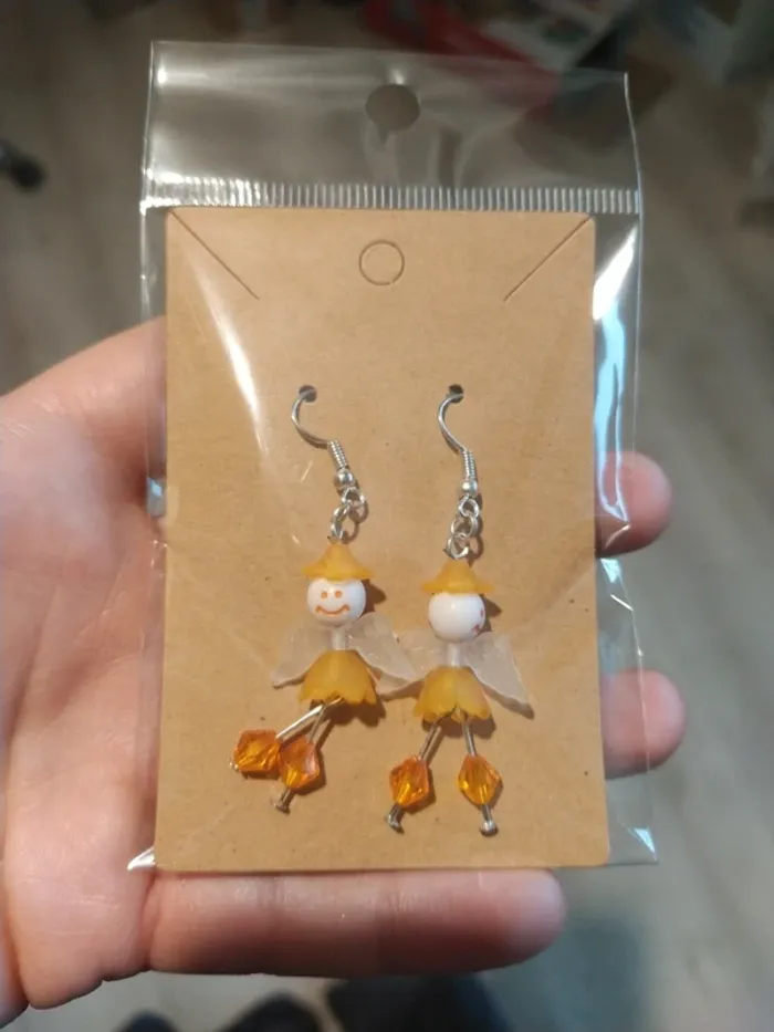 Boucle d'oreille petite fée - photo numéro 3
