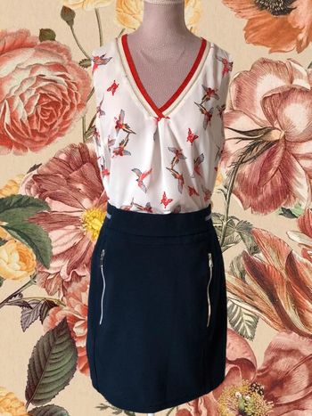 🧡Lot tenue jupe Street One blouse It hippie/Street One blouse It hippie skirt outfit set🧡