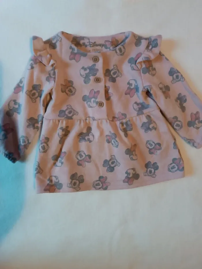 Lot deux pièces Disney bébé fille 6/9mois - photo numéro 2