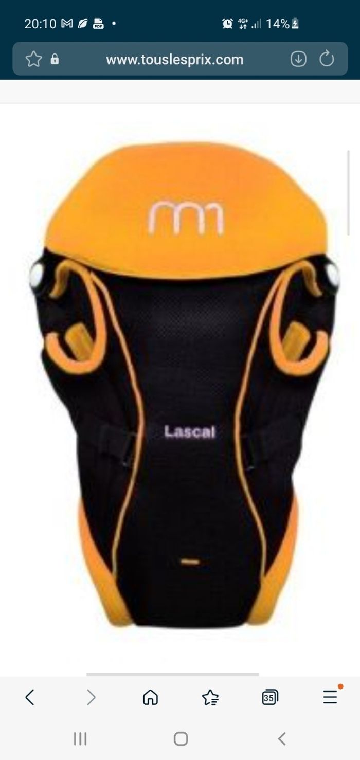 Porte bebe Lascal M1 carrier