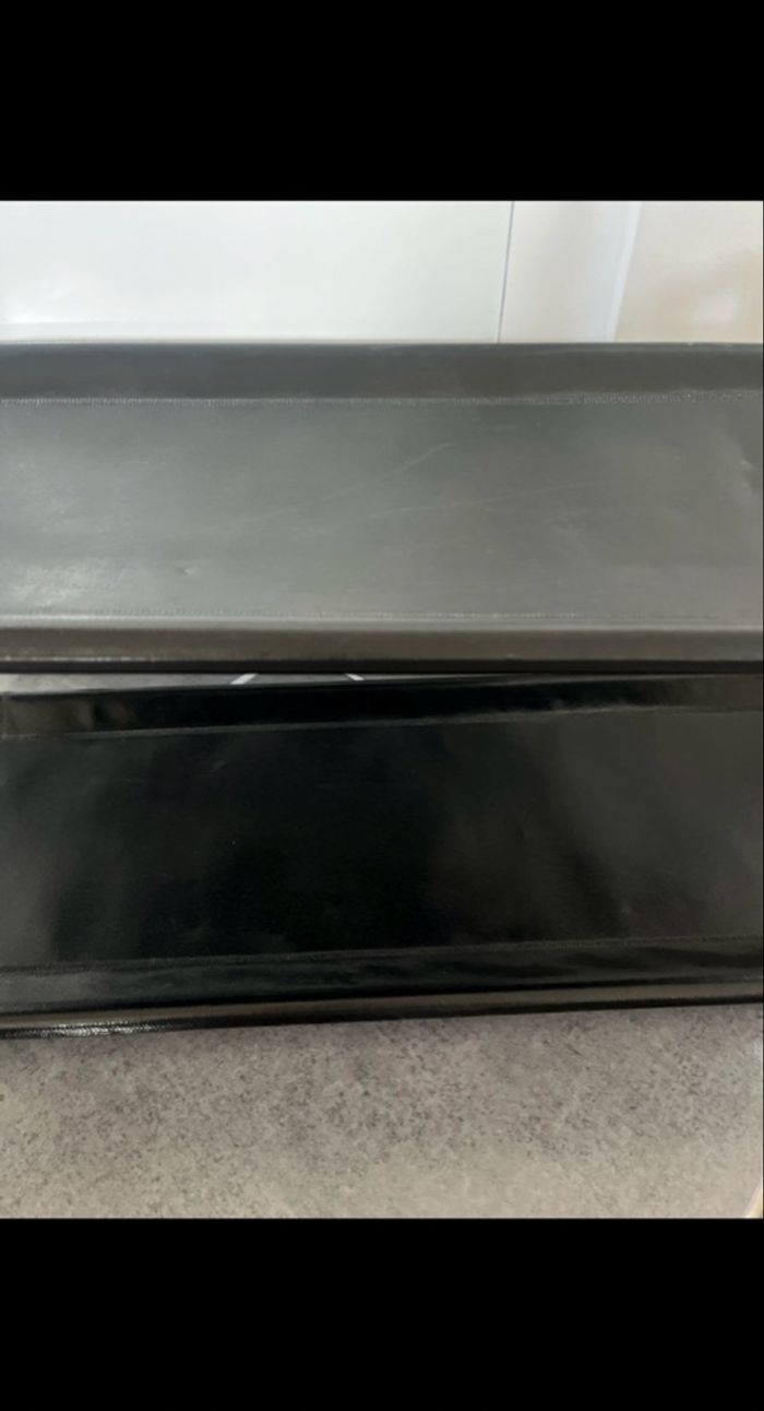 Meuble chaussures gris et noir BUT - photo numéro 3