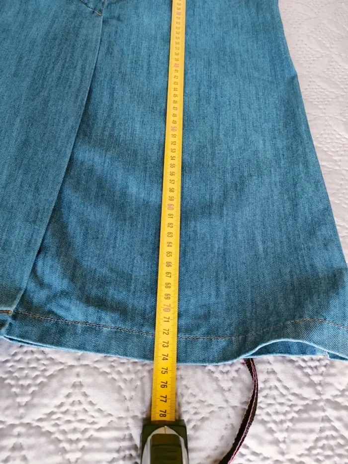 Jupe longue en jeans Taille 42 - photo numéro 9