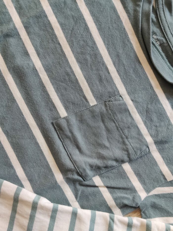 Lot de 2 tee shirt rayé Vertbaudet Taille 3 ans - photo numéro 2