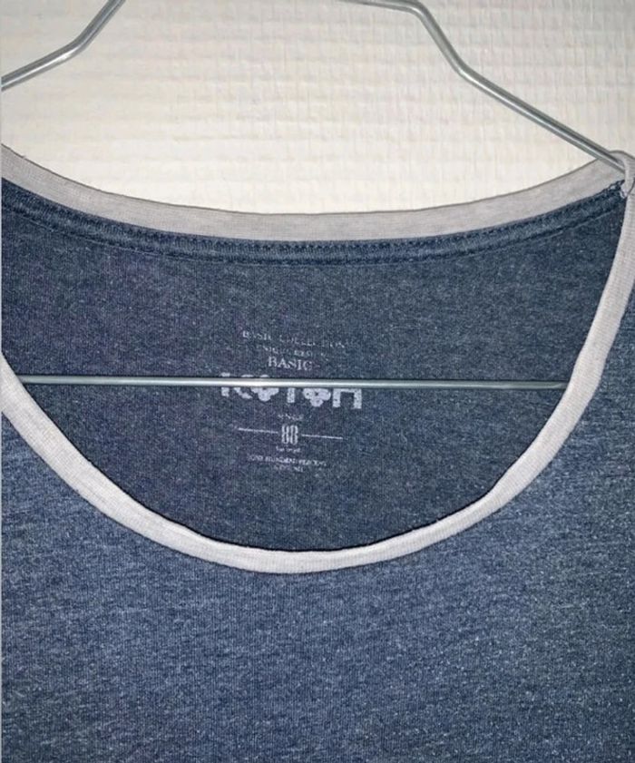 T-shirt bleu homme taille 40 - photo numéro 2