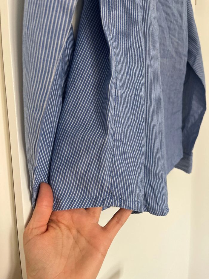 Chemise bleu à rayures taille 40 - photo numéro 11