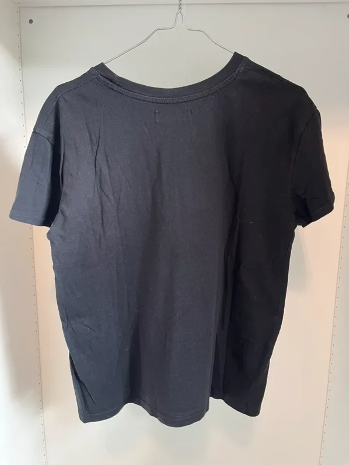 Teeshirt noir Bershka, taille M - photo numéro 2