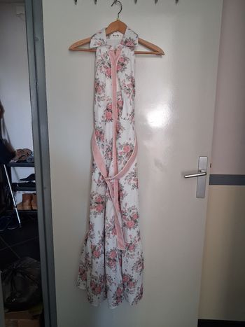 Robe chemisier bouton et ceinture tM