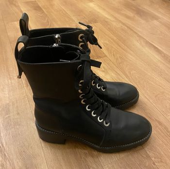 Boots noires vegan 36