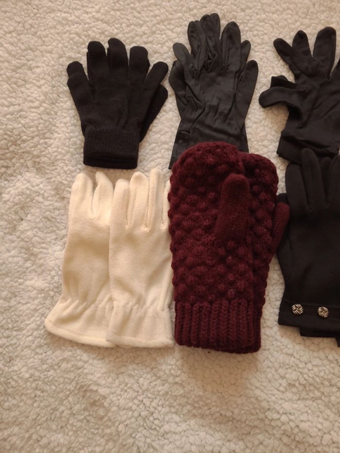 Lot de 6 paires de gants et moufles - photo numéro 2