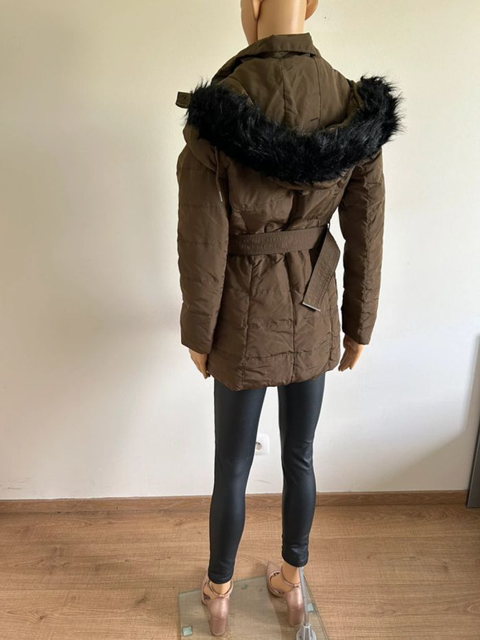 Doudoune kaki en plumes Esprit taille française 36 TBE - photo numéro 14