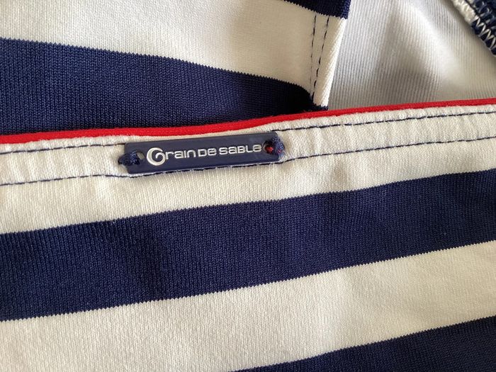 Ravissant maillot de bain 2 pièces esprit marinière T 42 - photo numéro 11