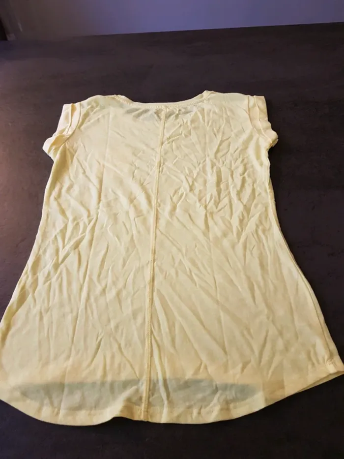 Tee-shirt jaune S - photo numéro 4
