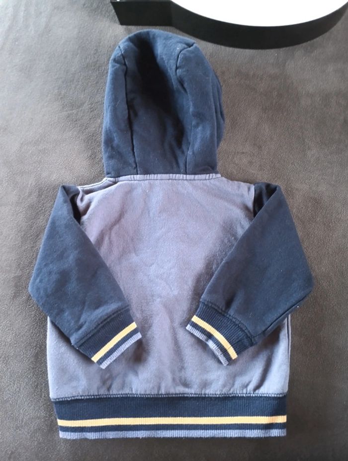 Sweat léger à capuche Garçon 6 mois Player - photo numéro 5