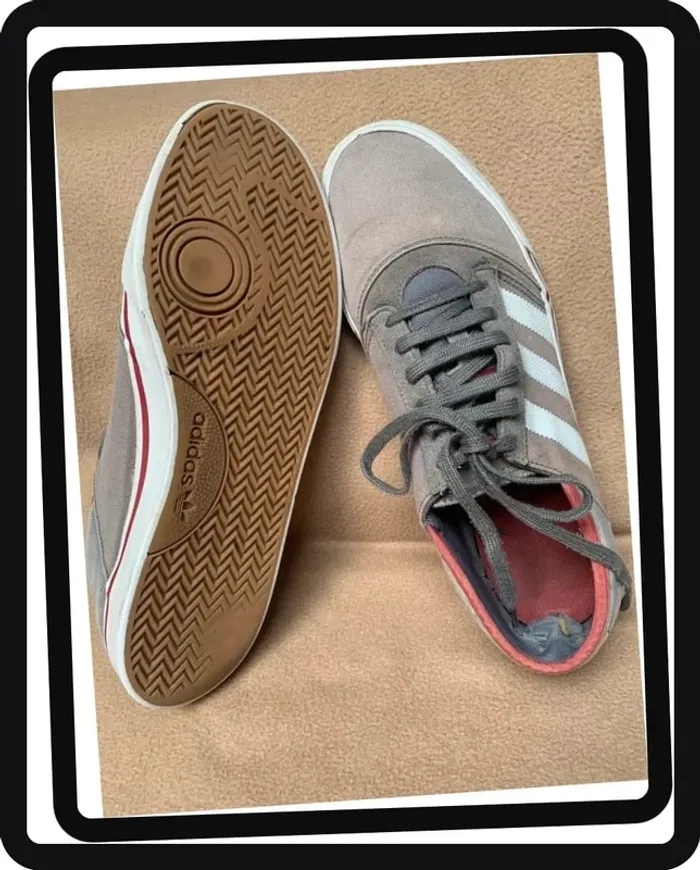 Adidas baskets homme/grand ado P/45 en toile - photo numéro 8