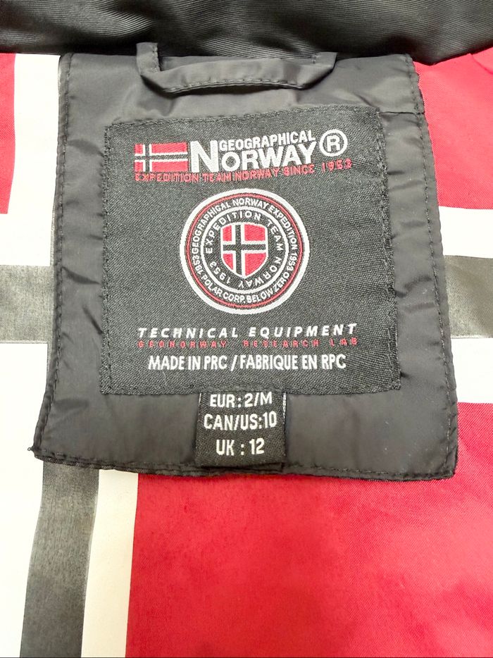 Doudoune Geographical Norway noire – Taille M/38 – Neuf avec étiquette - photo numéro 10