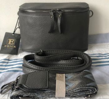 Sac a bandoulière gris 