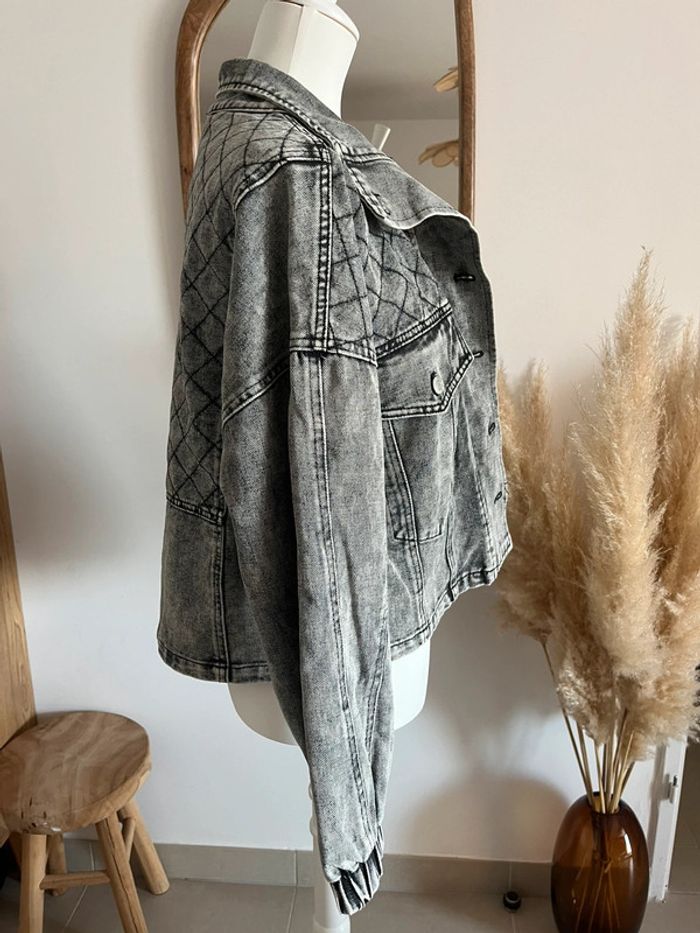 Veste en jean grise Ciminy - photo numéro 5
