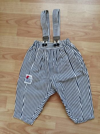 Pantalon à bretelles 1 an Kimbaloo