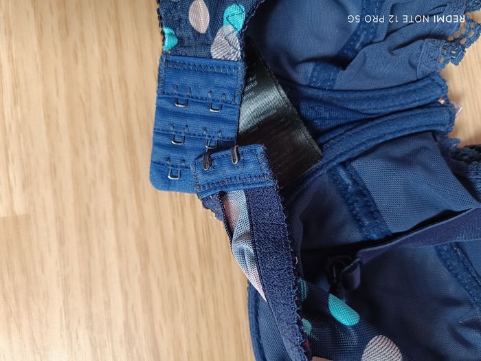 Soutien-gorge bleu marine à motifs Bcp sélection 95C (95 C) - photo numéro 8