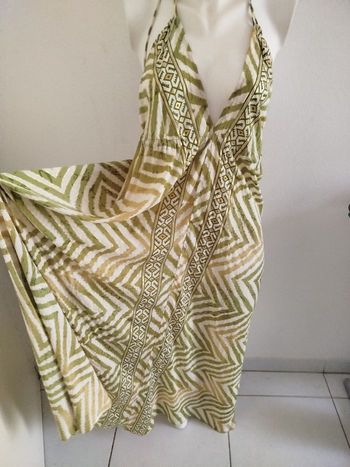 #kytietailleuniquefemme. Robe vintage soie taille unique