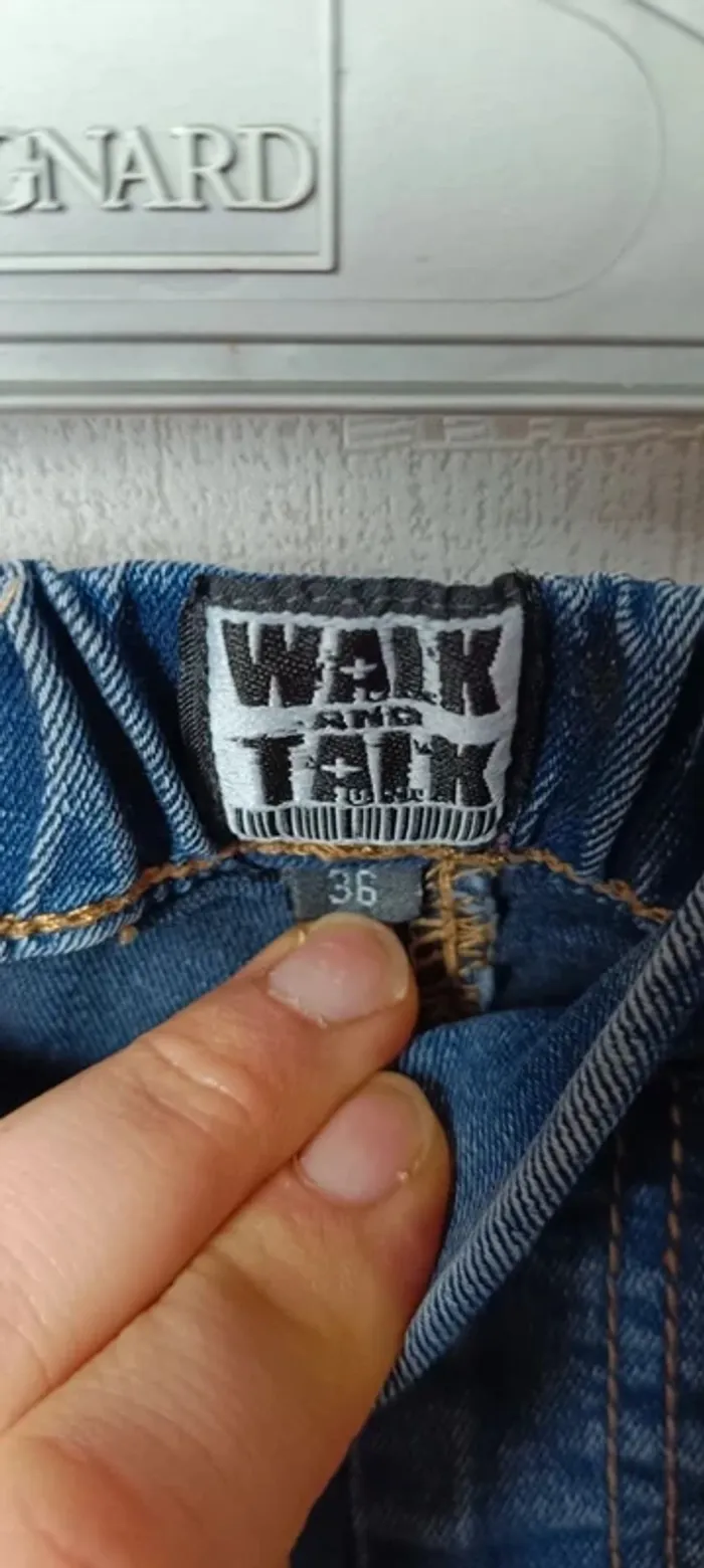 353- jean's, walk and talk, taille 36 - photo numéro 2